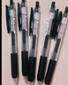 百乐（PILOT）【热门商品】P500黑色中性笔签字笔水笔0.5直液式走珠笔文具套装办公用品刷题笔高颜值考试笔 5支 实拍图