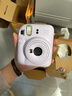 富士（FUJIFILM）instax  mini12 一次成像 立拍立得相机 mini12 鸢尾紫 官方标配（无相纸及周边配件） 实拍图