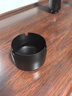 宫薰  烟灰缸金属不锈钢家用客厅创意茶几装饰摆件 磨砂黑8cm 实拍图