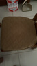 钟爱一生冬季毛绒坐垫屁垫椅子垫座垫海绵垫家用餐椅垫子久坐保暖可拆洗 【爆款】灯芯绒海绵垫（咖啡色） 40*40cm正方形 实拍图