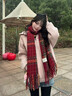 南极人（Nanjiren）围巾女秋冬新款格子韩系加厚英伦风女士围巾披肩高级感保暖围脖女 实拍图