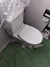 箭牌（ARROW）卫浴大冲力喷射虹吸式防臭节水马桶家用缓降盖板连体抽水坐便器 【T50】易洁无棱大管径12634 400mm 实拍图