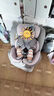 百能宝宝安全座椅儿童0-3-4-6-7-12岁汽车用婴儿车载可坐可躺1岁以上 豆绿+Iso接口+360旋转+90度悬停+加宽加大 实拍图
