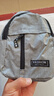 【运动腰包】跑步包男休闲斜挎包手机包防泼水健身包 灰色 实拍图