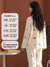 都市丽人100%纯棉女士睡衣女长袖长裤家居服套装全棉卡通腊肠狗可外穿XL 实拍图