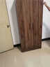 易宝林衣柜现代简约翻开门大衣柜胡桃色板式衣柜卧室家用出租房挂衣柜子 80CM胡桃色丨两门+送货上门 实拍图