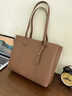 viney牛皮包包女包大容量托特包单肩包手提包生日新年礼物送女生女友 实拍图