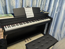 特伦斯电钢琴88键重锤专业电子钢琴成人儿童家用立式电钢E55 典雅黑色【演奏级】 实拍图