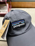 巴塔哥尼亚速干帽子四季男士高档山峰刺绣棒球帽女 巴塔哥尼亚山峰速灰色 均码 实拍图