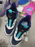 361°童鞋儿童运动鞋四季青少年实战训练耐磨旋钮扣篮球鞋 紫34 实拍图