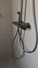 九牧（JOMOO） 花洒淋浴套装钢琴键大置物喷枪自动除垢顶喷淋浴器琴雨系列 精铜耐用水路36602【枪灰】爆款 实拍图