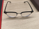 蔡司（ZEISS）镜片近视眼镜框男半框防蓝光辐射可配带散光度数眼睛女钛合金镜架 简约款 黑银 配colorein镜片1.56防蓝光 0-600度 实拍图