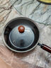 阎铁匠章丘平底锅煎锅无涂层家用铁锅烤肉煎锅牛排锅煎蛋锅老式熟铁24cm 实拍图