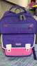 UEK小学生书包减负护脊书包女生儿童3-6年级背包英伦双肩包深紫色 实拍图