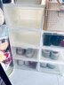 透明鞋柜防尘盒防潮鞋盒前开式置物架储物用品收纳箱收纳盒高颜值 透明加厚大号 1只装 实拍图