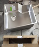 九牧（JOMOO） 厨房304不锈钢水槽大龙头洗菜盆一体盆洗碗池06675【580*430】 （含万向双水花厨房龙头） 实拍图