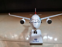 猎瑞飞机模型空客A380南波音787东航民航客机摆件30CM带轮子带灯 川航熊猫A350 实拍图