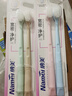 纳美（Namei）宽头软毛抗菌牙刷 深洁齿缝超细刷毛 家庭组合装2支 实拍图