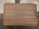 双枪乌金檀木整木菜板 百年龄砧板家用切菜案板抗菌实木菜板45*30*3 实拍图