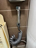 潜水艇（Submarine）F401B马桶喷枪妇洗器3米防爆伸缩管手持喷头浴室喷枪银色不含角阀 实拍图