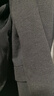 罗蒙（ROMON）西服男士秋冬季毛呢西装男商务休闲上衣服外套男装 灰色 L 实拍图