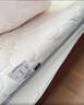 海澜之家（HLA）A类乳胶床垫床褥子可折叠宿舍家用加厚铺底垫被白色 180*200cm 实拍图