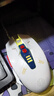 英菲克（INPHIC）W9P有线游戏鼠标 轻音鼠标 电竞宏 七彩呼吸灯效 人体工学 绝地求生CF吃鸡LOL 机甲白 实拍图