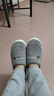 2025新款秋冬季保暖防滑棉拖鞋情侣款家居室内外穿毛茸男女士拖鞋 灰色【爆款加绒加厚】 44-45 【适合43-44脚穿】 实拍图