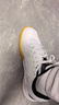 尤尼克斯羽毛球鞋yy入门级训练减震动力垫男女SHB101CR 白/金41码 实拍图