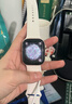 Apple/苹果 Watch Series 10智能手表蜂窝款46毫米玫瑰金色铝金属表壳淡桃粉色运动型表带S/M MWYM3CH/B 实拍图
