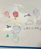 飞博士90*120cm软白板墙贴不伤墙可移除磁性小白板办公会议写字板挂式磁力黑板家用可擦儿童画板涂鸦墙纸 实拍图