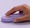 罗技（Logitech）LOGITECH PEBBLE 无线蓝牙鼠标 静音鼠标 办公鹅卵石造型 轻薄便携 时尚小巧 星幕紫 实拍图
