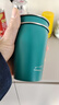 京东京造马克杯 咖啡不锈钢对杯情侣家用户外水杯子套装鹦鹉绿 350ml*2 实拍图