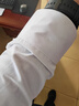 罗蒙（ROMON）纯色商务职业正装男士白衬衫工装外套长袖衬衣男CS108白色3XL 实拍图