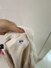 优衣库男女装法兰绒衬衫长袖衬衣纯棉薄外套478118 478118/01乳白色 L 实拍图
