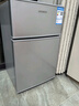 HYUNDAI（韩国现代）小冰箱迷你小型家用冷藏冷冻宿舍出租房办公室双开门二门电冰箱节能省电 68L银【店铺爆款+节能省电】 实拍图