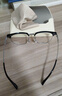 蔡司（ZEISS）镜片近视眼镜框男半框防蓝光辐射可配带散光度数眼睛女钛合金镜架 升级钛材 黑银 眼镜框( 八大仓库直发） 实拍图