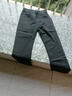 秋季黑色微喇牛仔裤男女半松紧腰高街vibe直筒裤子修身显瘦弯刀裤 黑色 3XL 【建议150-165斤】 实拍图