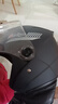 安迪亚新国标电动车头盔3c认证男女士四季通用骑行半盔双镜片带可拆围脖冬天冬季保暖电瓶车踏板车安全帽 【哑黑】双镜+可拆围脖 实拍图