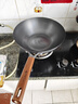 中康铁锅炒锅不粘锅经典款深氮平底锅精铁无涂层电磁炉燃气通用32cm 实拍图