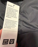 优衣库合作款/女装男装PUFFTECH空气棉服连帽外套480064 08 深灰色 L 实拍图