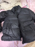 网易严选25新品90鸭绒超蓬羽绒服休闲面包服石墨烯保暖轻量抗菌防泼水 A款25秋冬立领-静谧黑 S 实拍图