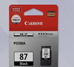 佳能（Canon）PG-87 黑色墨盒(适用E568黑·大印量套装/E568白/E568/E568R) 实拍图