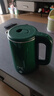 万利达烧水壶热水壶电热水壶电水壶煮水壶恒温便携家用新款大容量食品级不锈钢 2L 【一键恒温】豪华款绿 实拍图