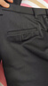 罗蒙（ROMON）休闲裤男商务休闲时尚职业西装裤弹力修身加厚裤子男装黑色32 实拍图