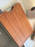 双枪乌金檀菜板 百年龄整木砧案板家用切菜食品抗菌防霉实木40*27*2.5 实拍图