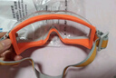TA护目镜防雾防风沙防花粉尘可套近视眼镜全密封防尘骑车防护眼镜出行旅游滑雪登山 1副装橙色 实拍图