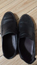 卡帝乐鳄鱼（CARTELO）皮鞋男士头层牛皮软底舒适一脚蹬商务休闲爸爸男鞋 6931 黑色 39  实拍图