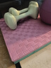 加厚平衡垫瑜伽垫跪垫平板支撑护肘垫核心训练健腹轮专用健身垫 加大加厚【50*40*4cm】紫粉双色 实拍图