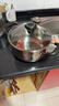 爱仕达（ASD）汤锅 304不锈钢小汤锅 蒸锅复底炖煮锅 20CM燃气电磁炉通用奶锅B1 实拍图